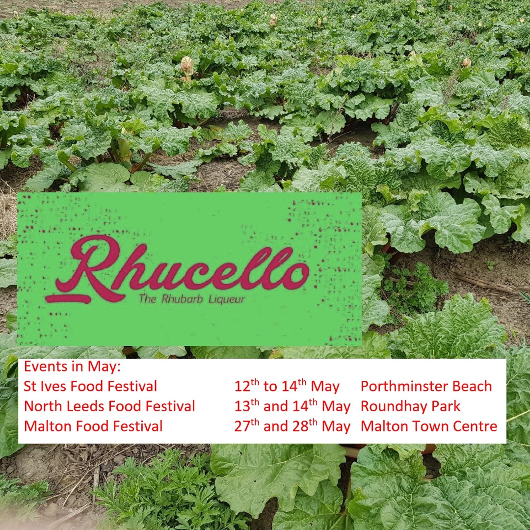 Just a little heads up about where Rhucello will be in May.

The more eagle eyed amongst you will see we're off to St Ives - Yes! Sunny Cornwall! Finally I'm living the dream.
We're only going for the sun and the surf.

#Rhucello #Rhubarb #Yorkshire #Wakefield #Cornwall #StIves