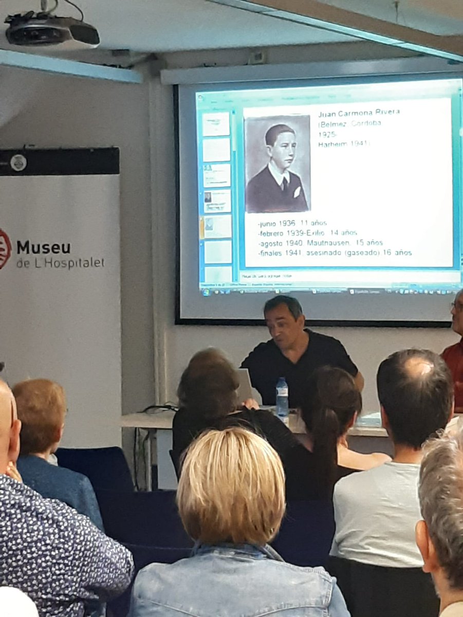 Ahir ens va acompanyar l'historiador @bbermejosanchez a la conferència 'Españoles deportados a los campos nazis (1940-1945): investigaciones y zonas de sombra' Agraïts per la vostra assistència. Benvingudes i benvinguts! bit.ly/3Nmx7xs #historialh #memorialh #deportatslh