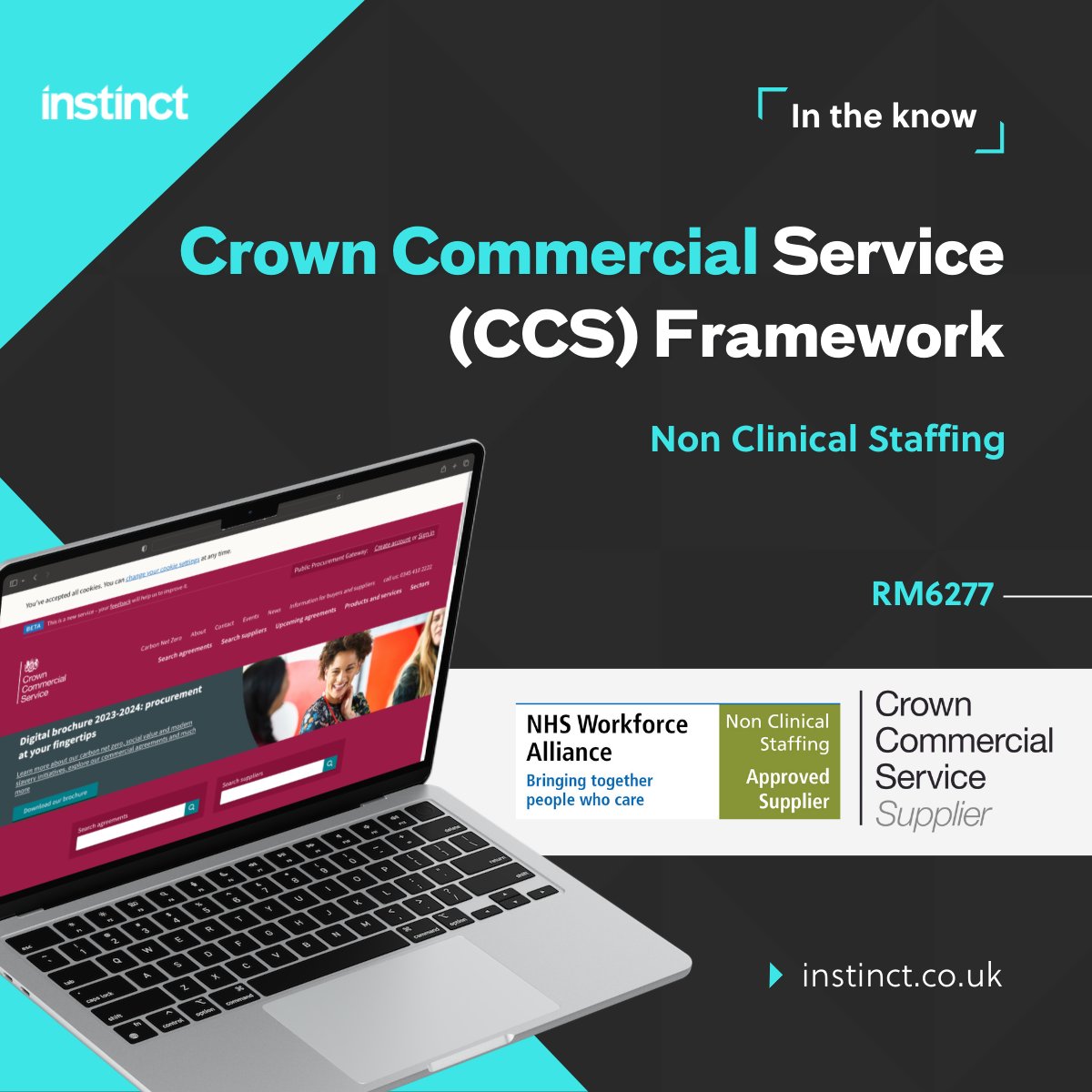 We are delighted to announce that we have again been awarded a place on the Crown Commercial Service Framework (CCS) - RM6277 Non Clinical Staffing (Lot 2).
 
#DigitalLearning #Elearning #Learning