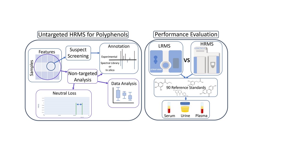 #PrePrint out @ChemRxiv: Exposomic #biomonitoring of #polyphenols by LC-HRMS via nontargeted analysis and suspect screening - Feedback welcome doi.org/10.26434/chemr… #TeamMassSpec #exposome #metabolomics #nutrition @RompelLab @VeriVinicius @mingxunwang @UNIVIE_LMC @univienna