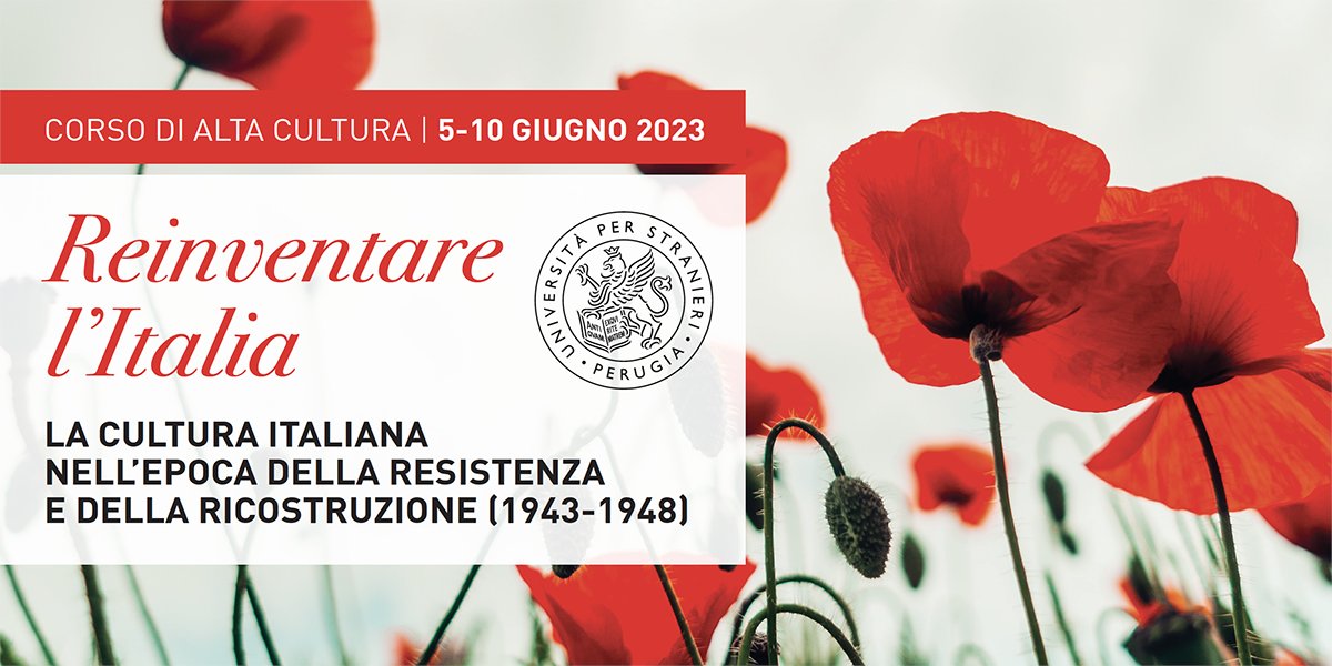 Tornano a giugno i corsi di alta cultura dell'Università per Stranieri di Perugia, con relatori d'eccellenza: 

Nadia Urbinati
Carlo Olmo
Gian Piero Brunetta
Giovanni De Luna
Luciano Canfora
Gabriele Pedullà

ℹ️⬇️
unistrapg.it/reinventare-l-…