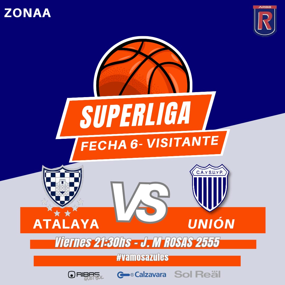 BASQUET | 🏀 Desde las 21:30 hs y por la 6 fecha los azules visitan a Atalaya. Te esperamos!

#vamosazules💙