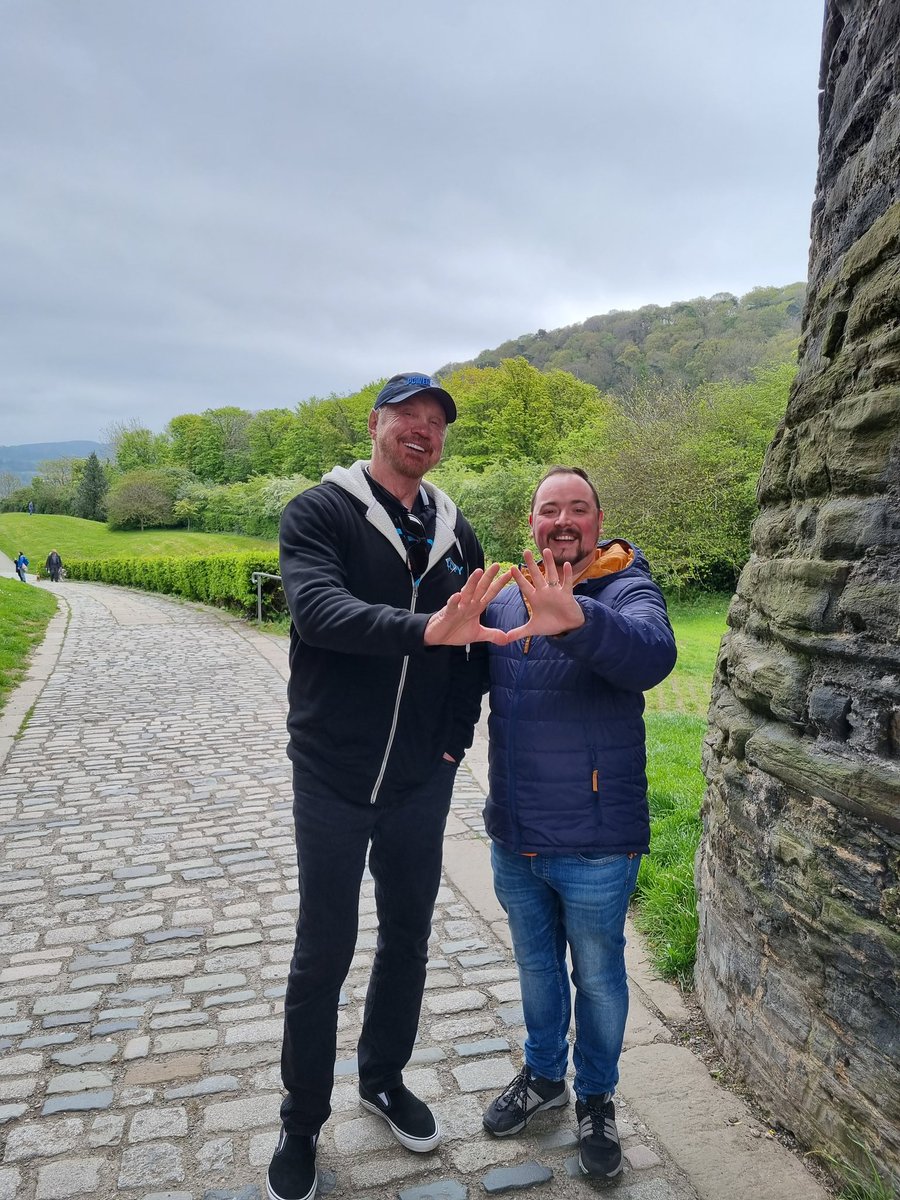 GrappleCastShow's tweet photo. @TaranBFC just bumped into Hall of Famer and legend @RealDDP in Conwy. An absolute privilege! https://t.co/OoySmkUcTW