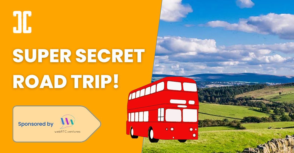commconuk's tweet image. We’ve got that Friday feeling 😎, time to announce… A SUPER SECRET ROAD TRIP! 🤫

Thanks @WebRTCVentures for making it possible 🤩

Get the scoop ➡️ updates.commcon.xyz/super-secret-r…

#CommCon #WebRTC #OpenMedia #videotech #opensource #openstandard #realtimecomms