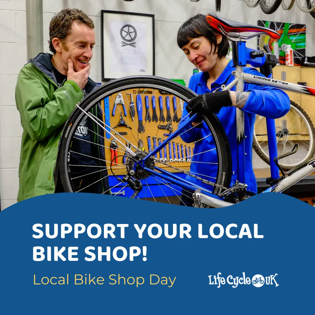 Whether you’re a seasoned cyclist who wants to shop ethically, or a newbie in need of some extra help, our Hub workshop welcomes everyone! Let’s support each other this #LocalBikeShopDay. See you Saturday! @LBSdayUK