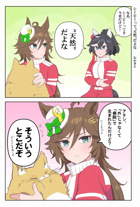 【ウマ娘】シービーって、"天然"だよな(シビエス)  そういうとこやぞ()  #ウマ娘 #ミスターシービー