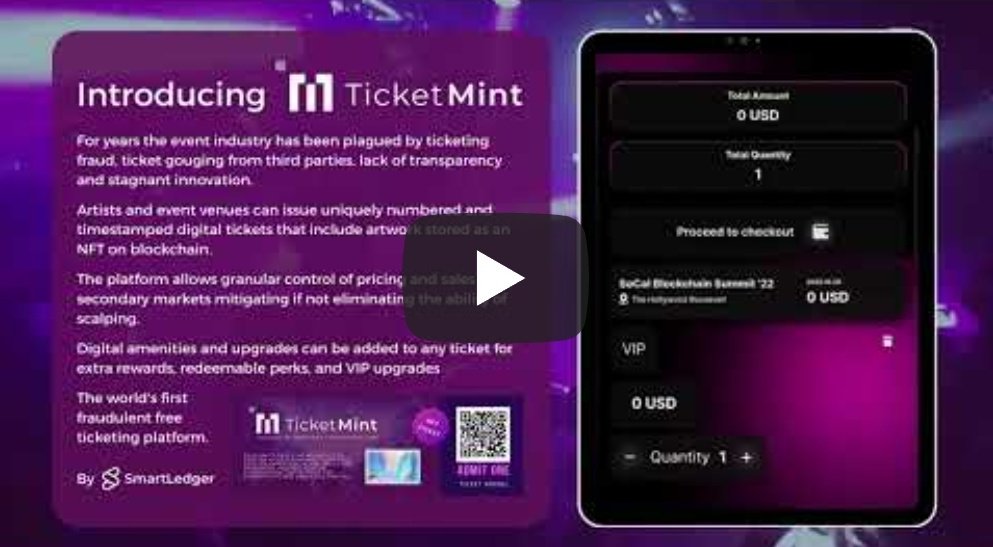 block_robert's tweet photo. The World’s First Fraudulent Free Ticketing Platform
#BSV #Blockchain #TicketMint
https://t.co/IRK9QPLv3n https://t.co/2R3oDCjUGK