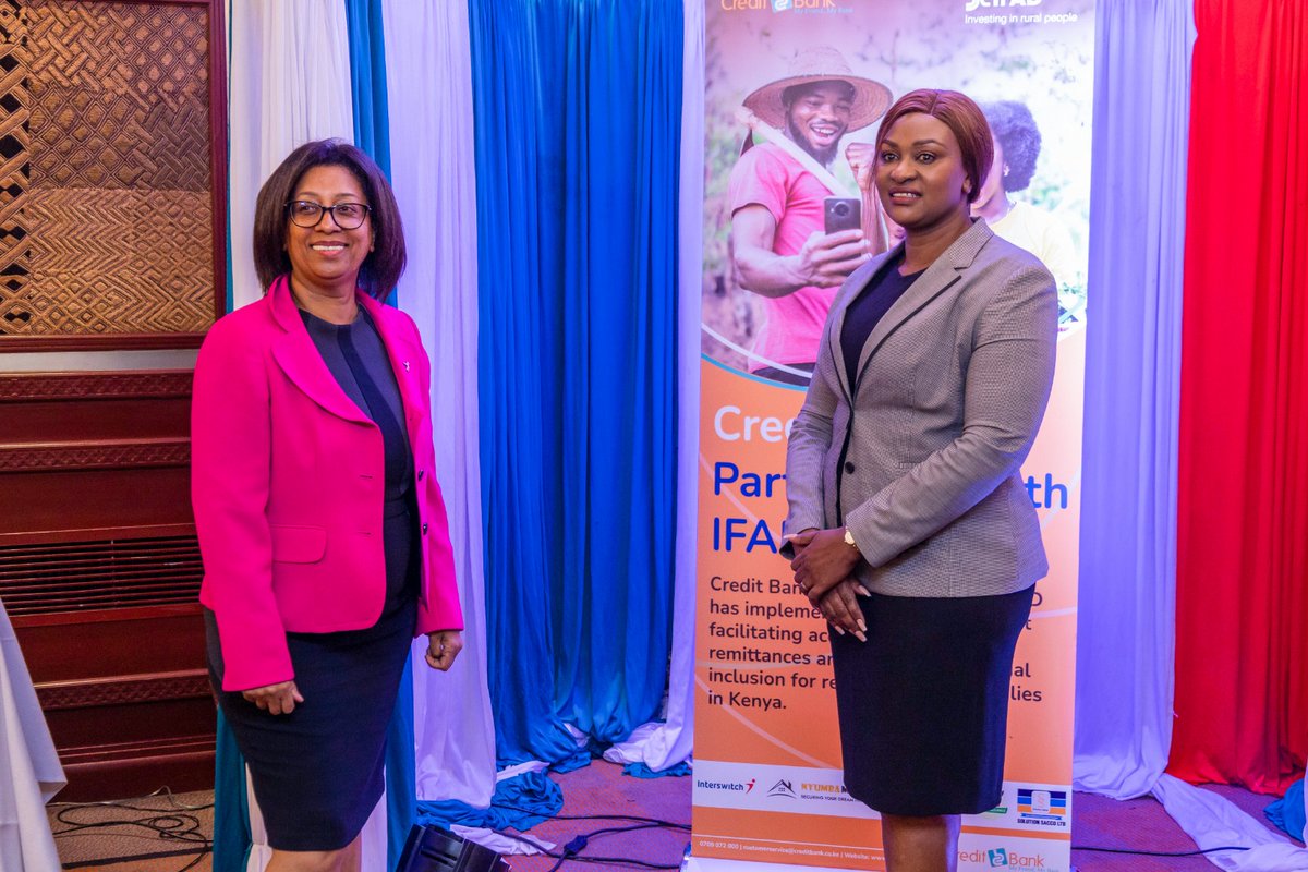 InterswitchKE's tweet image. Interswitch East Africa is delighted to partner with @CreditBankPLC and @IFAD International Fund for Agricultural Development to enable remittance services to Kenyans in the Diaspora

#affordableremittance
#investinginruralpeople
#NeverS20p
#diasporaengagement