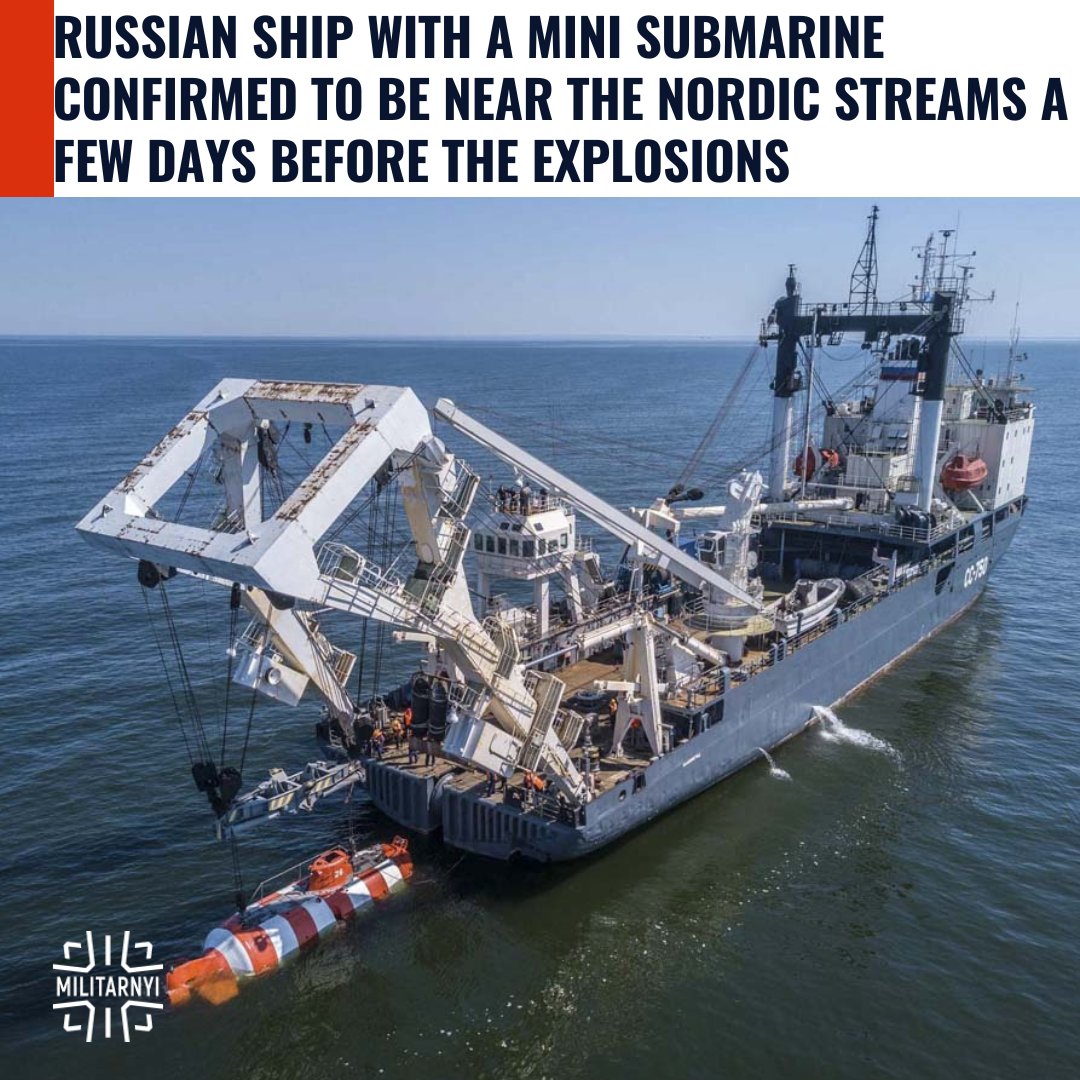 militarnyi's tweet photo. The Russian SS-750 Anchor Handling Tug Supply (AHTS) vessels was near the site of the explosions of the Nord Stream and Nord Stream-2 gas pipelines four days before the incident
https://t.co/r4Copcu8Iu
#UkraineRussiaWar #Denmark #Russia #SS750 #NordStream https://t.co/c8zN5IM5NZ