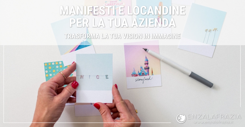 Per i tuoi manifesti e le tue locandine affidati ad una professionista: crea la tua immagine unica ed originale, esprimi la tua mission attraverso tutta la comunicazione, offri ai tuoi clienti un look impeccabile
enzalafrazia.it/servizi/grafic…