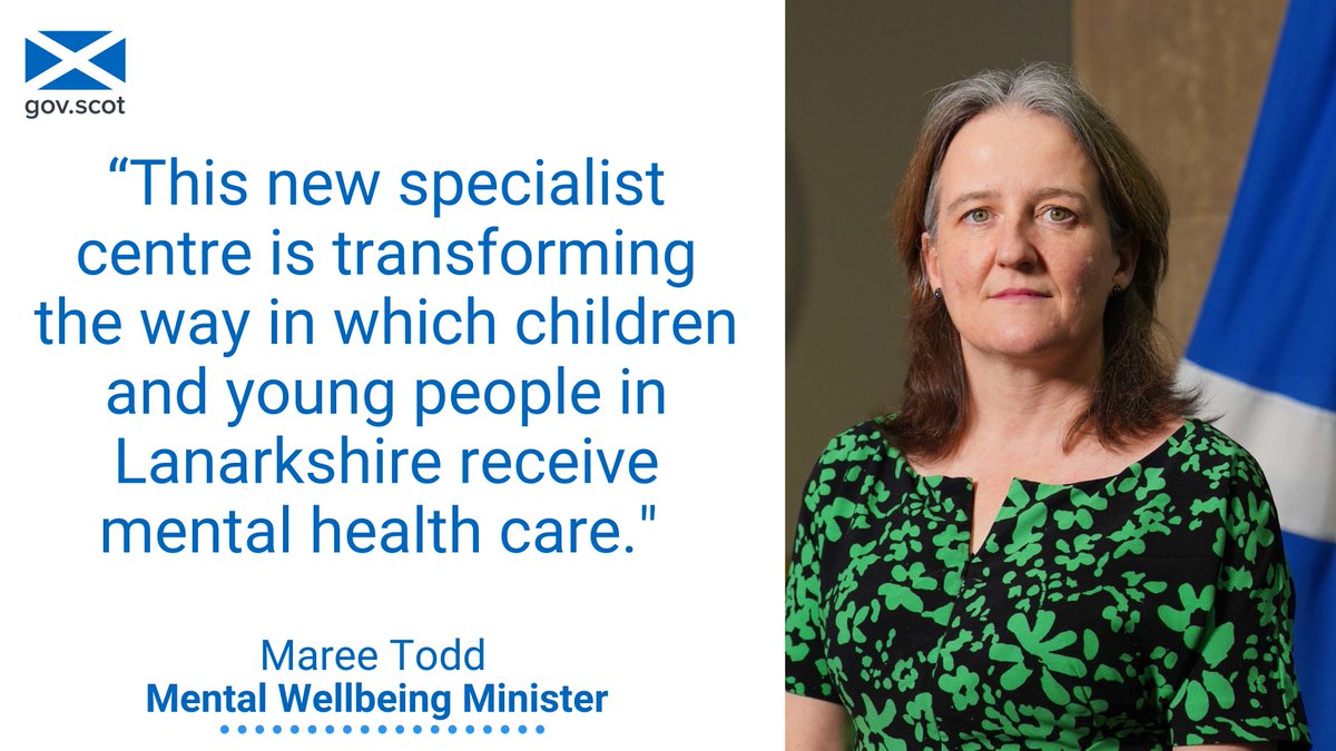 📣The state-of-the-art, £1.5 million #CAMHS and neurodevelopmental facility in Hamilton was co-designed by young people and staff

The centre is part of national efforts to reduce waiting times and improve children and young people’s mental health services

#MentalHealthMatters