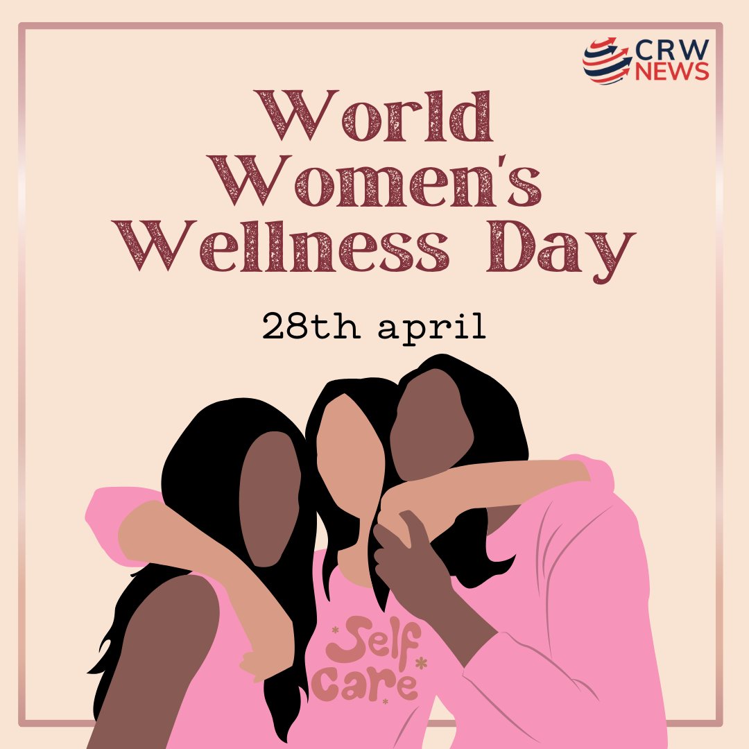 Happy World Women's Wellness Day! 👩

On the last Friday of April , we celebrate the importance of women prioritising their health and  physical, mental, and emotional wellbeing.

#crwnews #WorldWomensWellnessDay 
#WomensWellness #WomenEntrepreneurs #PrioritiseSelfCare