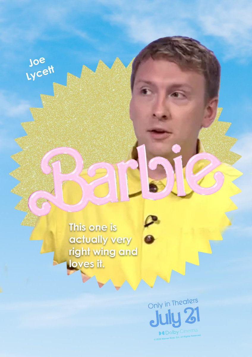 AlongCameASimon's tweet photo. Completely forgot I made this #barbie meme back when this was a relevant meme format like 3 weeks ago @joelycett https://t.co/M1OQ6Yp09z