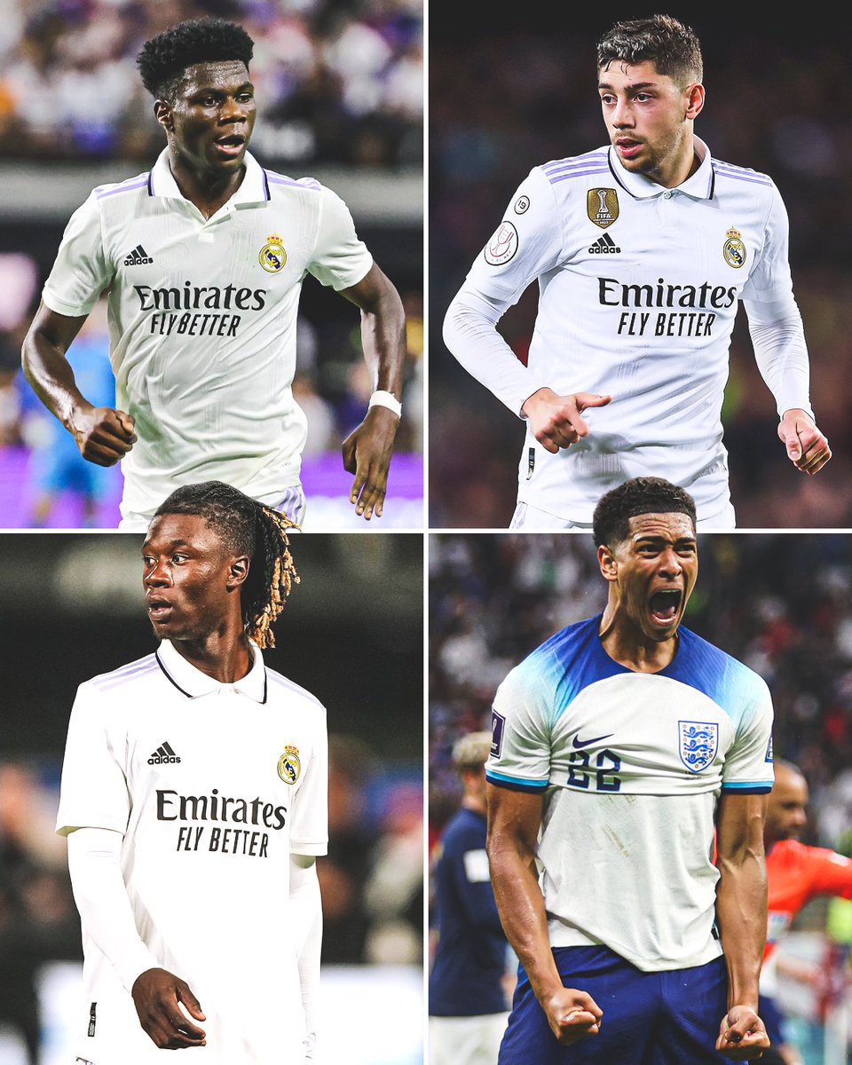 ESPNFC's tweet photo. Real Madrid's midfield for the next 10 years is going to be ridiculous if they sign Jude Bellingham 🤯 https://t.co/aqg9EFDGUx
