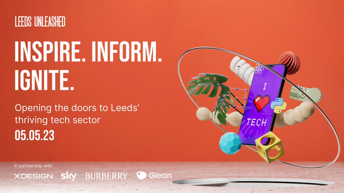 LeedsUnleashed_'s tweet image. There’s only one week until we unlock the doors to some of the UK’s leading tech-enabled brands. We’re looking forward to welcoming students from @leedscitycoll and @ParksideCulling to learn more about the thriving sector.
Register your place today! leedsunleashed.com/events/