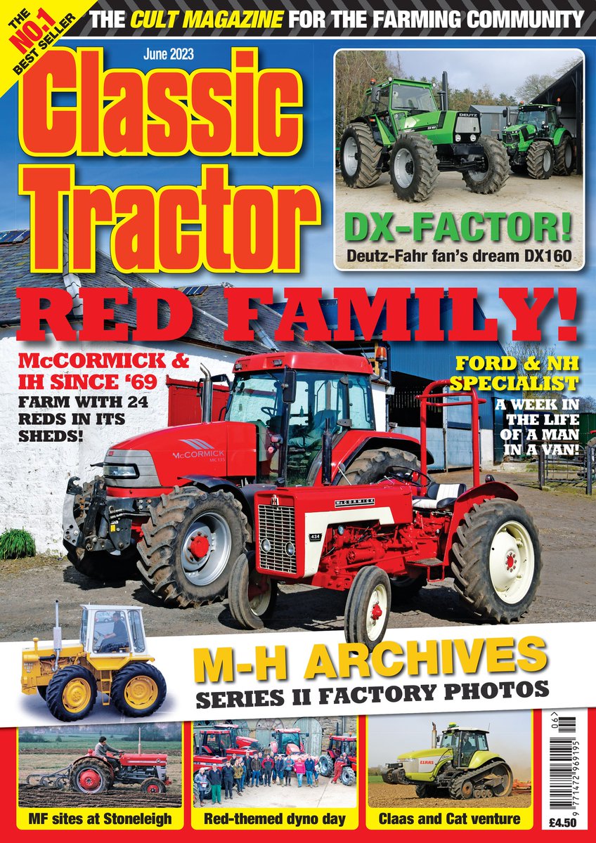 Lots of great content in the latest issue of Classic Tractor Magazine published today with my front cover photo of two of the IH and McCormick tractors on the Ayrshire dairy farm of Alistair Taylor and Andrew Taylor with their fleet profile inside.