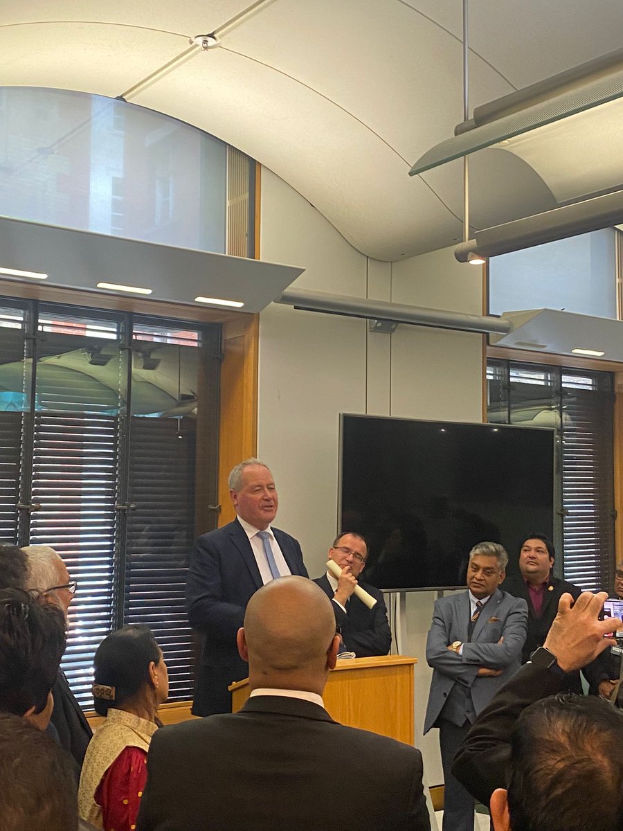 BobBlackman's tweet photo. It was fantastic to see so many people join the APPG for Gujaratis this week, where I gave a speech and spoke to many members of this important community. https://t.co/TmRbToheCe