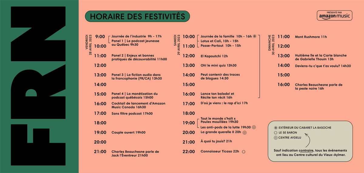 Julien Morissette (@julienmori7) on Twitter photo Le Festival de la radio-numérique de <a href="/Transistor____/">Transistor Média</a> commence aujourd'hui... 3 jours de plaisir dans le Vieux-Aylmer!
#balado #podcast #gatineau Le Festival de la radio-numérique de <a href="/Transistor____/">Transistor Média</a> commence aujourd'hui... 3 jours de plaisir dans le Vieux-Aylmer!
#balado #podcast #gatineau