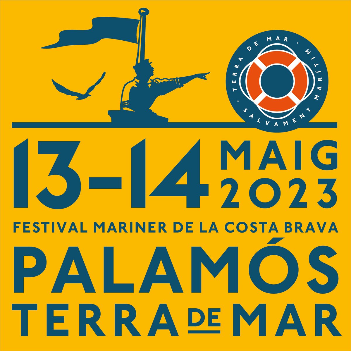 AjPalamos's tweet photo. El festival mariner #Palamós Terra de Mar serà dedicat enguany al salvament marítim, i comptarà amb la realització d’exercicis de rescat a la badia 🚁🛟  tindrà lloc el cap de setmana del 13 i 14 de maig, al port de Palamós🌊 

Més info: https://t.co/LnUAJAH7te https://t.co/TNWXNcf41H