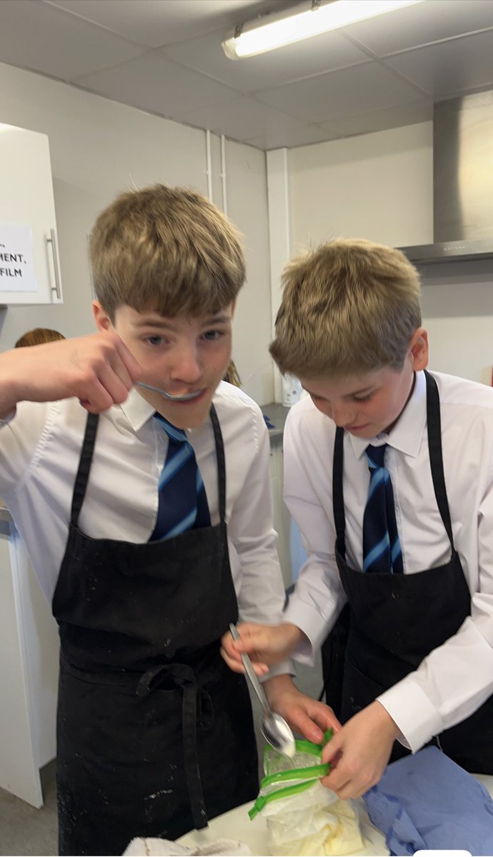 First formers have been making ice cream to revise changes of state. #GoodFoodWeek. Tasty!