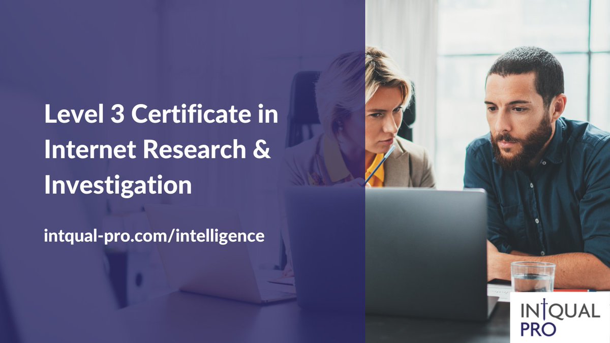 Registration for our next #InternetResearch & #Investigation course dates are now open. If you would like to learn more about the leading two day programme, drop us a message via 📧enquiries@intqual-pro.com or visit our website intqual-pro.com/qualifications…