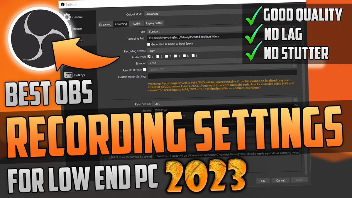 DaPakistaniGirl's tweet photo. Best OBS Recording Settings For Low End PC  1080p60 NO LAG &amp; HIGH QUALITY  2023! – Become Member :
https://t.co/JoCHQN72zQ

___________________/? WELCOME TO THE STREAM/VIDEO ? \________________... https://t.co/MlU589adlt https://t.co/UcD8RJrxbe