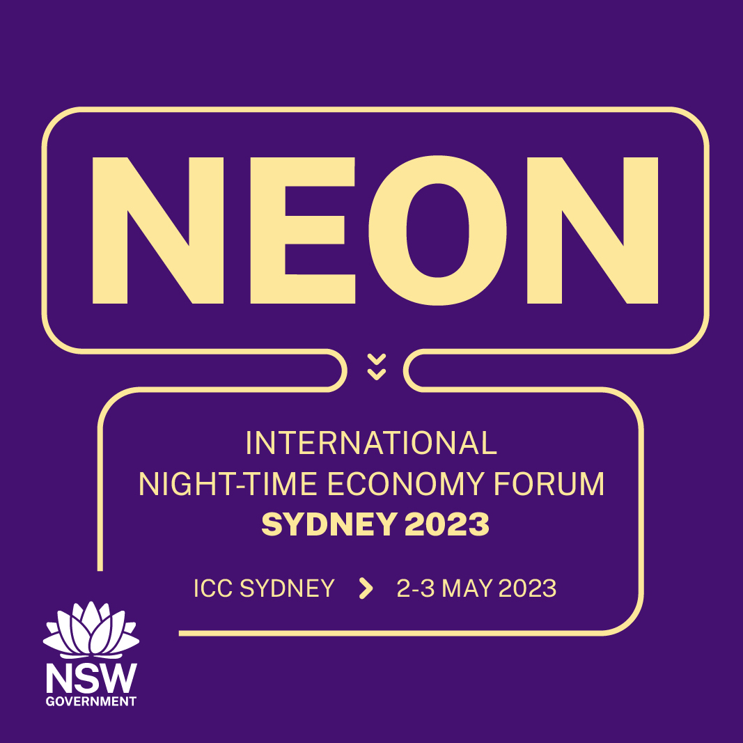 Lutz is in Australia to joining thought leaders from around the world to share ideas, innovate and light up the best global night-time economy initiatives at #NEONSYDNEY2023