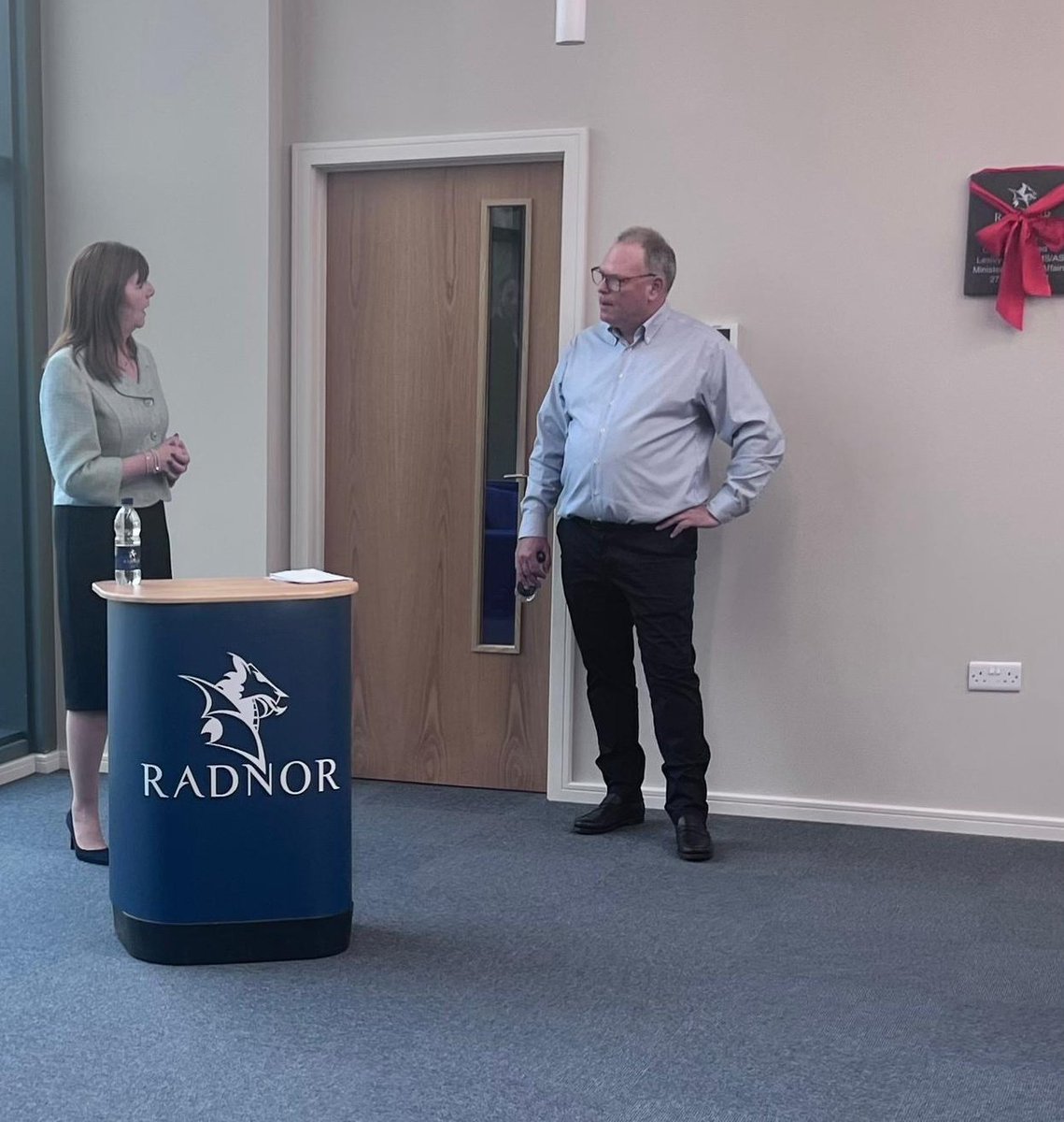 AbmCardiff's tweet photo. Terrific day attending the grand opening of the incredible new offices and tour  @Radnorhills on behalf of @LACA_UK Welsh Region. Wishing everyone continued success with thier thriving operation in the heart of Wales.

Thank you for your hospitality 
Gwen Evans https://t.co/AMCZA6d6lB