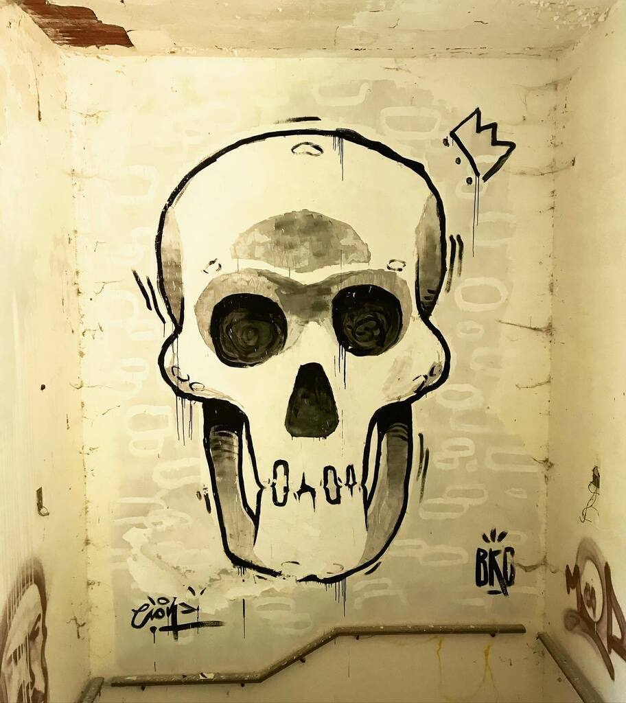 Silverlicchi's tweet photo. #bko #skull #graffiti #streetart #graffitiart #streetartphotography #streetarteverywhere #igersgraffiti #graffitilove #graffitilovers https://t.co/Qaz0OeFahF https://t.co/k7d5zsrphN