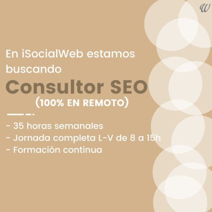 🚀 TRABAJO: Buscamos SEO en iSocialWeb🚀
Si quieres dar el salto trabajando en una agencia de apasionadxs por el SEO, aquí podrás multiplicar tus conocimientos formando parte un equipo TOP.  

Puedes ver detalles y postularte al puesto aquí 👇👇
isocialweb.agency/candidaturas/c…