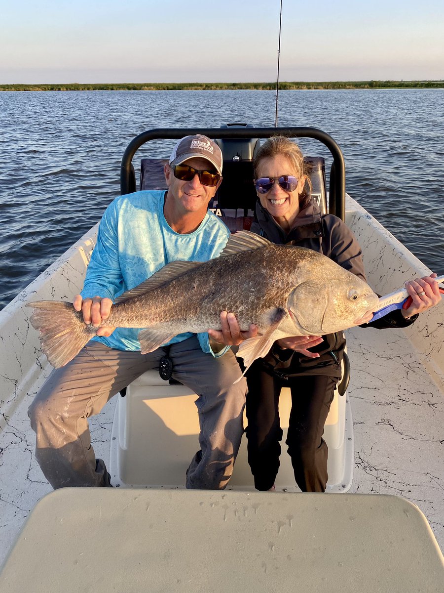 First one of the day!  Come fish Louisiana with #DufrenesGuideService . 
#LouisianaFishing #OnlyLouisiana #stbernardparish #Delacroix #louisianatourism
#NOLA #NewOrleans #GreaterNewOrleans #fishing