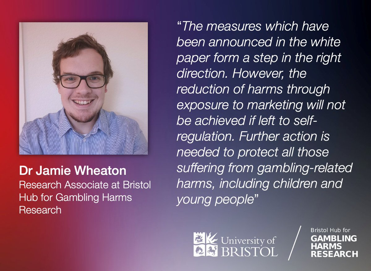 Hub Research Associate, @jamwheat_ shares his thoughts on the @DCMS #whitepaper 
#gamblingharms