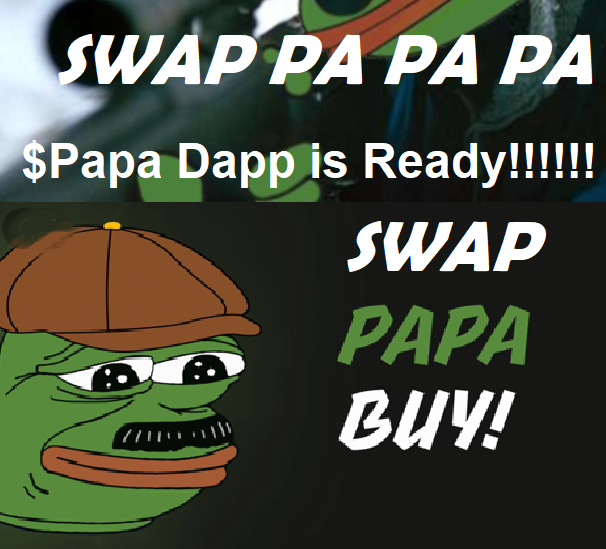 d_jack001's tweet photo. Introducing the game-changing @ThePapaCoin! Feed PAPA your $PEPE &amp; other memecoins using its one-of-a-kind DAPP and get rewarded with more valuable $PAPA tokens. Witness the dawn of a new memecoin era! #PAPARevolution #crypto https://t.co/sjHkFtp4dB