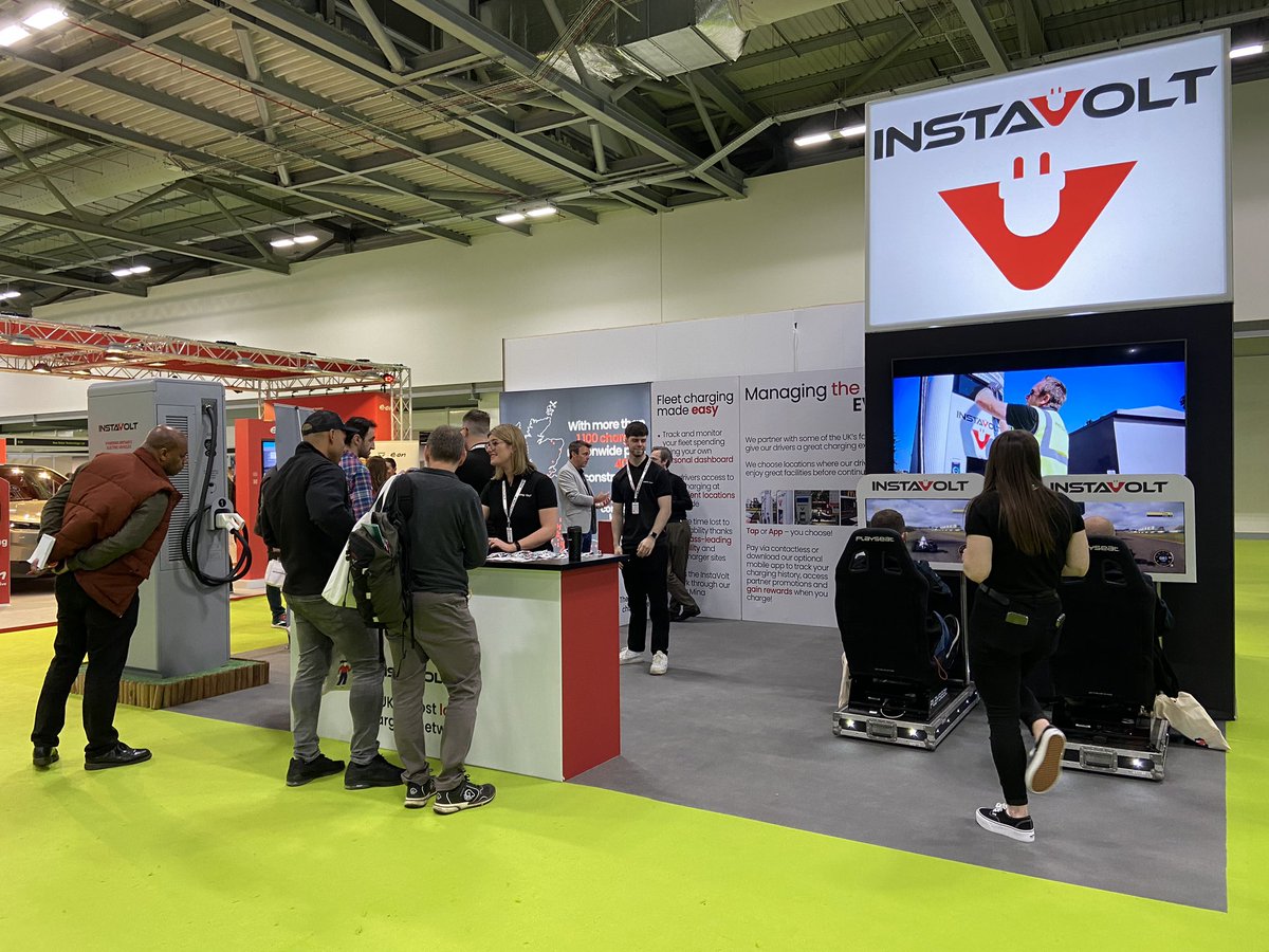 InstaVoltUK's tweet photo. Today’s the day! ⚡️🔌
If you’re attending @fullychargedshw at Farnborough International, then come and say hello to the team at stand B21! https://t.co/gECCFGsQoL