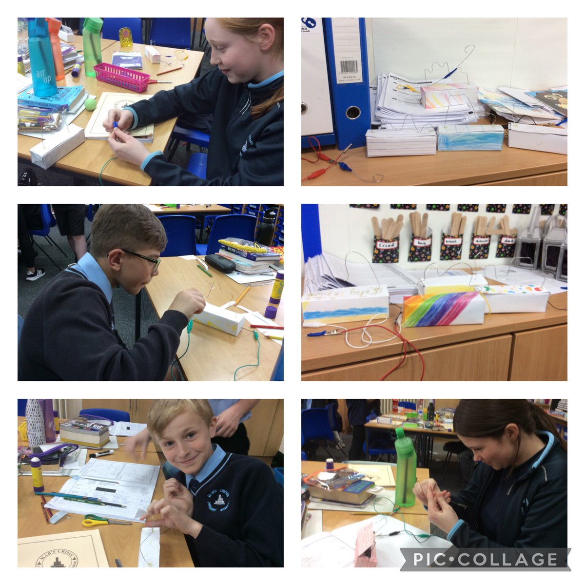 BerantMrs's tweet photo. Y6 have enjoyed creating steady hand games as part of thei DT electronics work. https://t.co/xY2228xo8r