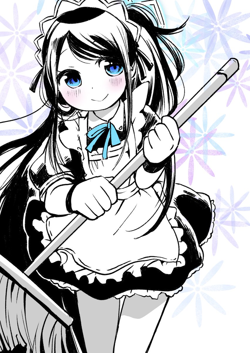 「メイドアリスちゃんかわいい…うちに来てくれ祈願っ…! #ブルアカ」|にしやまのイラスト