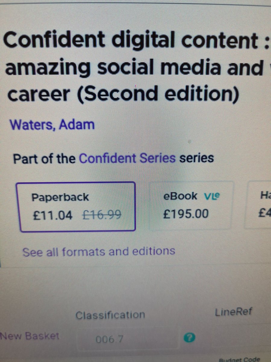 Ridiculous disparity with ebook pricing #ebooksos most ebook versions are out of the price range for many FE institutions!