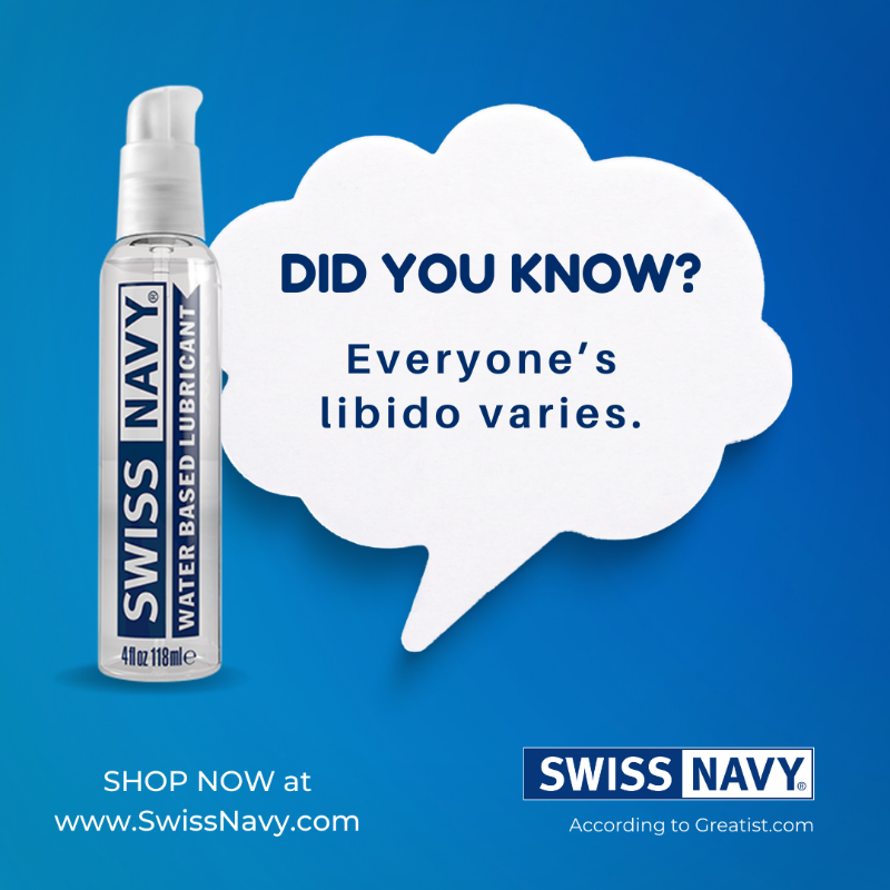 UseSwissNavy's tweet photo. Did You Know? There’s no “normal” when it comes to a person's libido. Everyone is UNIQUE! 🤗 #libidofact #howoften #swissnavy