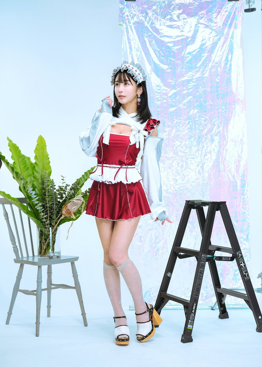 m企画 水色 パーカーメイド5点セット 水着ver