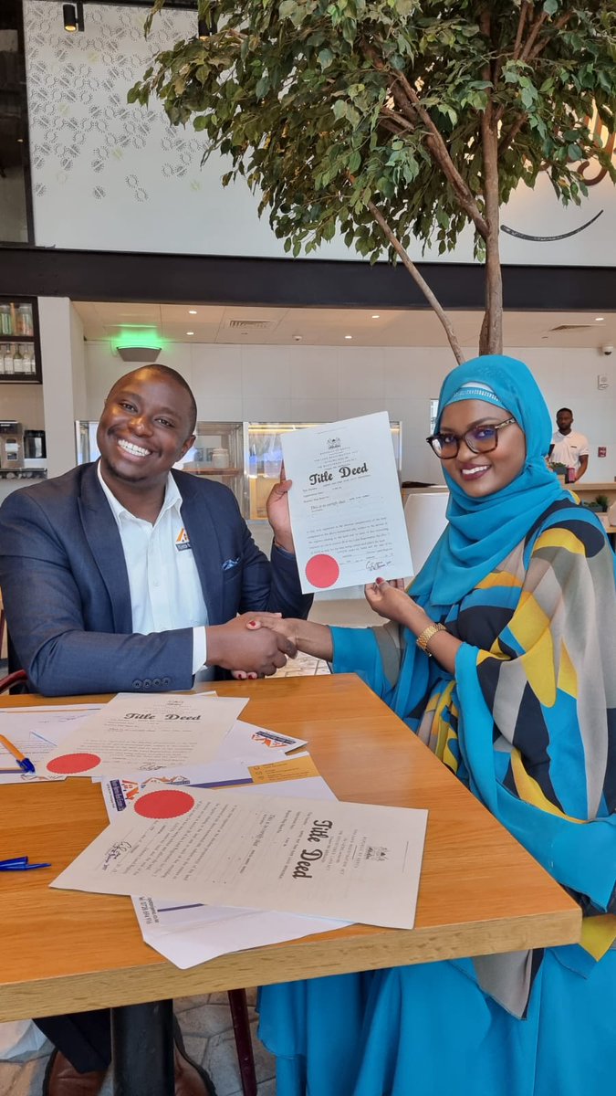 PerminusCT's tweet photo. It is a pleasure to hand over the title deeds to your property. A title deed is the most important document you will receive as a property owner. Treat it with the utmost care.
#Kijanibridge #Osiany #PresidentPutin #pastorezekiel #BREAKINGNEWS #RailaOdinga #TheMackenzieProbe https://t.co/ZBnuwxu8uf