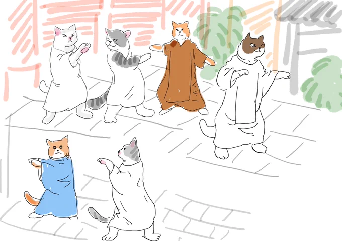 カンフーネコかわいすぎる😭 