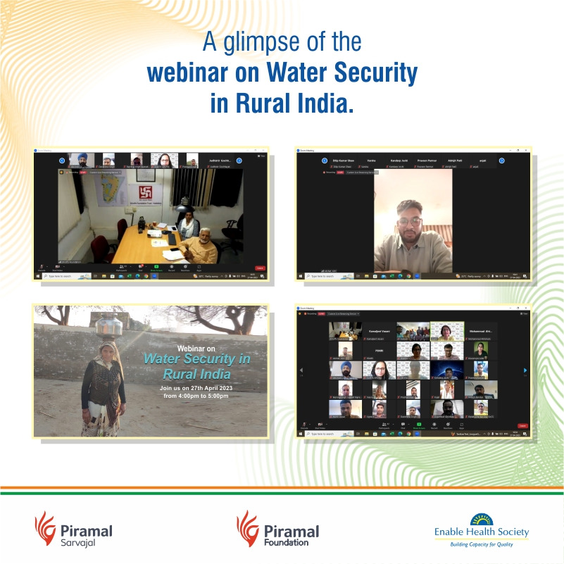 Piramal Sarvajal (@piramalsarvajal) on Twitter photo 1/3
India@75, Piramal Sarvajal (Water Initiative of Piramal Foundation) and Enable Health Society as part of its Azadi ka Amrit mohatsav celebrations, organised the first of its webinar series on 'Water Security in Rural India' on April 27/04/2023.
<a href="/StanChart/">Standard Chartered</a> 1/3
India@75, Piramal Sarvajal (Water Initiative of Piramal Foundation) and Enable Health Society as part of its Azadi ka Amrit mohatsav celebrations, organised the first of its webinar series on 'Water Security in Rural India' on April 27/04/2023.
<a href="/StanChart/">Standard Chartered</a>