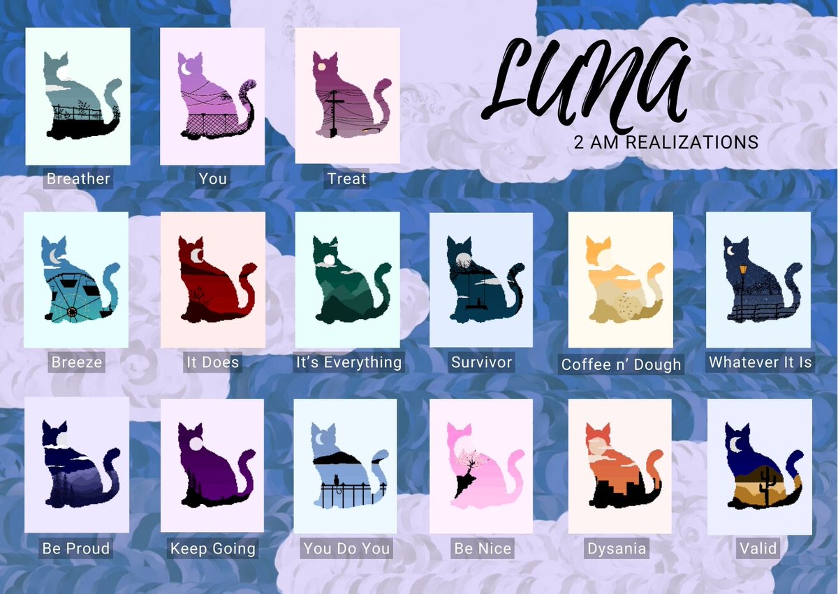 arunaaaaa_nft's tweet photo. My babies are officially back!

Check out my second collection "Luna". This collection includes my 2 AM realizations for the past few months while I'm dealing with my mental health. 

https://t.co/oOJ2dDJAoQ

#tezos #nft #tezosfilipinos #luna #pixelart #Pixel https://t.co/tfeGstYicW