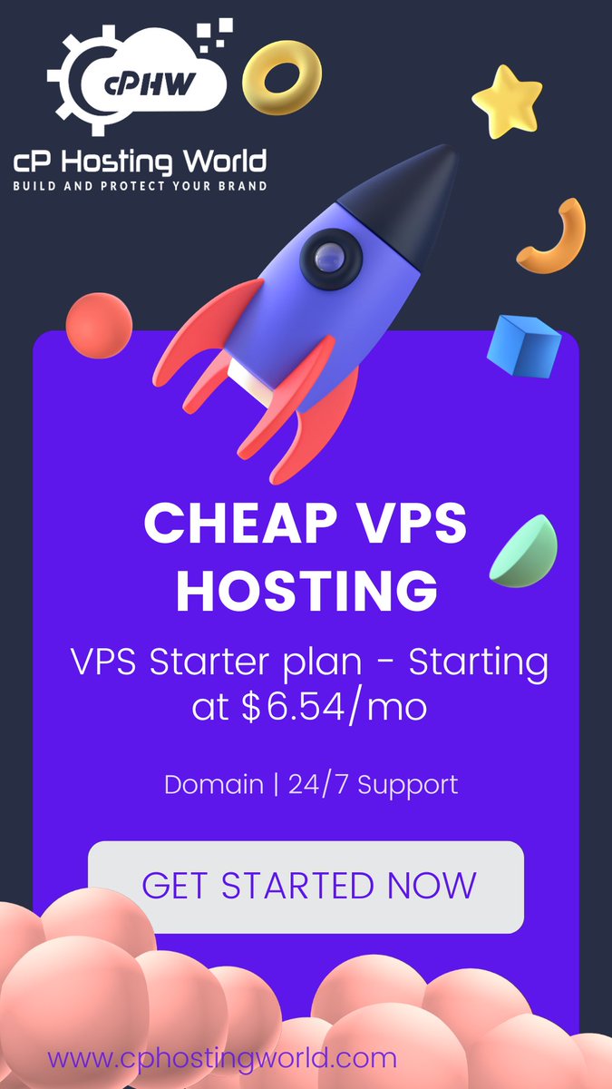VPS hosting can be a great option for websites and applications that require more resources and flexibility than shared hosting can provide, without the high cost of dedicated hosting.
#vpshosting #vps #vpsserver #cheapvps