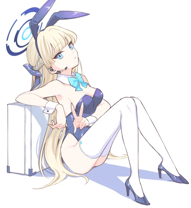 バニートキちゃんです ぴょん #ブルアカ