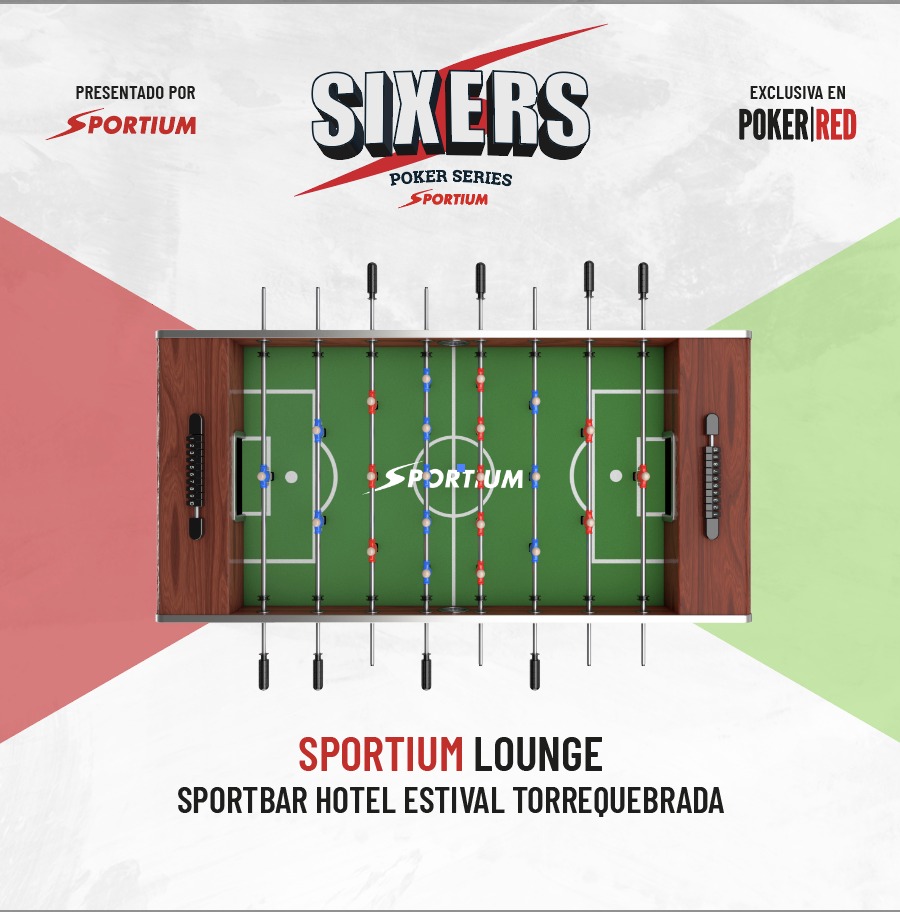 Interfaz de Sportium Poker en móvil