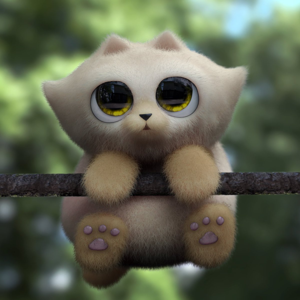 unexpectedtoy's tweet photo. "Hang in There Maybe" ~ My take on the classic poster

Created in Zbrush &amp; Keyshot. More on DeviantArt https://t.co/uZkunmIp6p

#zbrush #3dart #digitalart #keyshot #3Dartist #artistsontwitter #3dsculpt #digitalartwork #DigitalArtist #3dmodeling #3DModel #3DRender  #zbrushsculpt https://t.co/cYJfSDWNmI