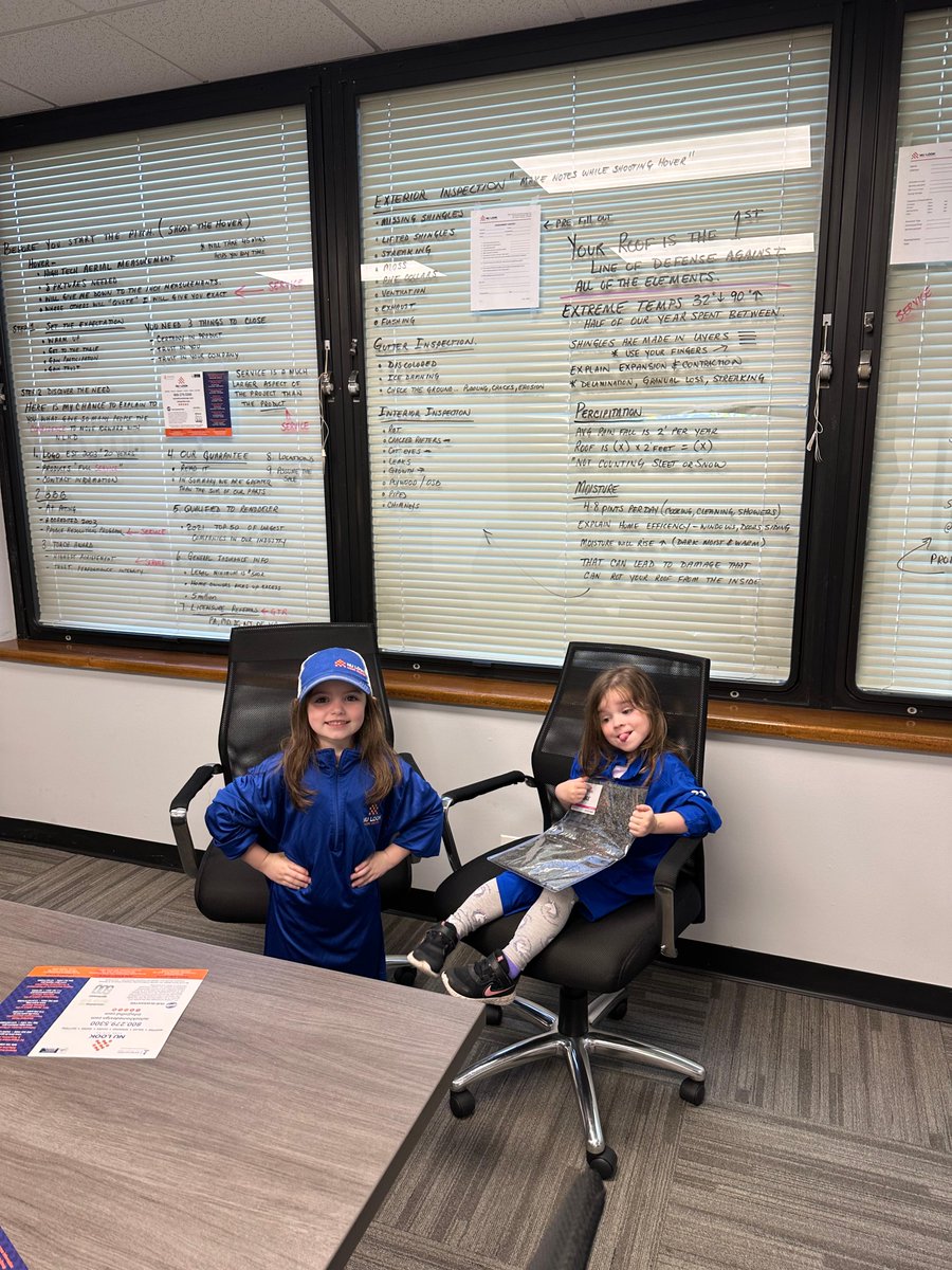 NuLookHome's tweet photo. At Nu Look Home Design, we like to start training our mini-me's early. NJ General Manager, Joe O. brought his daughters in and turned them into sales superstars at Closer's Camp! 🤩

#LifeAtNuLook #SalesSuperstars #BringYourKidToWorkDay https://t.co/OSdU4jLycE