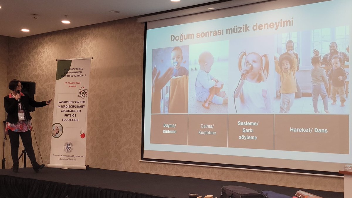 eco_ei's tweet photo. Physics? It's music to my ears.  Assoc. Prof. Gulsah Sever at @Gazi_Universite https://t.co/jaJE3Nrz6O