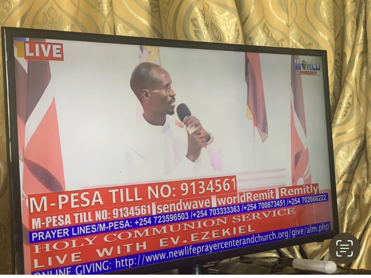 Natalie_Shiro's tweet photo. Guys check on your parents back home who follow pastor Ezekiel Odero. Wazazi wanaumia Roho Leo
BREAKING NEWS | Osiany | Raila Odinga | President Ruto | JKIA | #TheMackenzieProbe | Nabii | Jumia | Sugoi | Bomet | NCBA | #RHONairobi https://t.co/m6zZ5IWlFZ